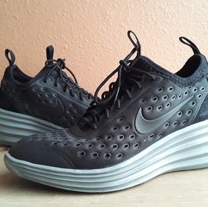 Nike sky hi wedge sneaker 6 631376 lunar black